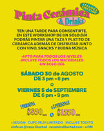 Cargar imagen en el visor de la galería, Workshorts: Pinta Cerámica & Drinks · Un Sólo Día - 30 de Agosto o 5 de Septiembre