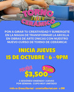 Load image into Gallery viewer, Taller de Torno Cerámico · iniciamos jueves 15 de OCTUBRE