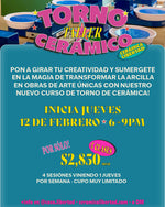 Cargar imagen en el visor de la galería, Taller de Torno Cerámico · iniciamos jueves 12 De Febrero