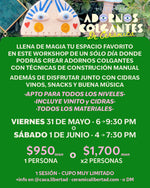 Cargar imagen en el visor de la galería, Workshorts: Adornos Colgantes de Cerámica · Un Sólo Día - Mayo 31 o Junio 1