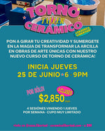 Load image into Gallery viewer, Taller de Torno Cerámico · iniciamos jueves 25 de JUNIO