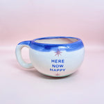 Cargar imagen en el visor de la galería, Taza redonda - HERE NOW HAPPY - tercer ojito
