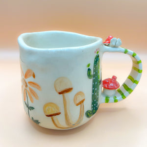 Taza Asa Honguitos florales