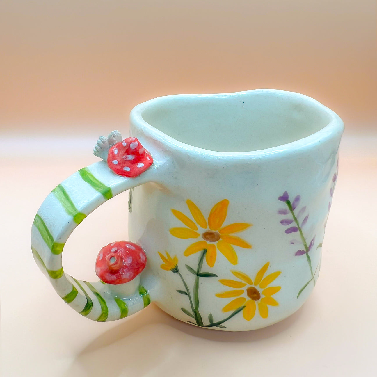 Taza Asa Honguitos florales
