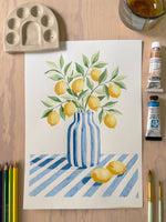 Load image into Gallery viewer, 🍋 Acuarela de Paisaje · Nivel 2 ✨ Pinta Postales de Verano con @charlespaper · INICIA 7, 8, 9 Y 10 de JUNIO
