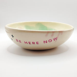 Bowl Mediano - BE HERE NOW - Pecas Verdi