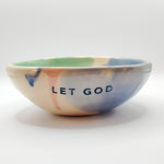 Cargar imagen en el visor de la galería, Bowl Mediano - LET GOD - Confeti de color
