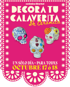 Workshorts: DECORA TU CALAVERITA de Cerámica! - Viernes 17 ó Sábado 18 de Octubre