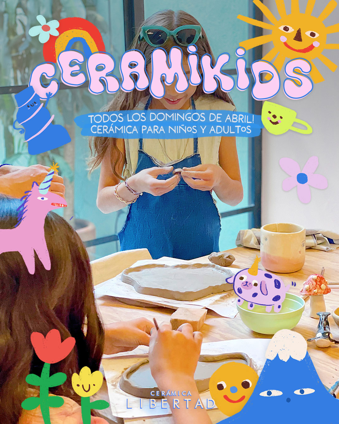 CeramiKids: Cerámica Para Niños & Adultos · Todos los domingos de Abril