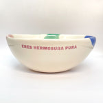 Load image into Gallery viewer, Bowl Grande - ERES HERMOSURA PURA - Carita verde
