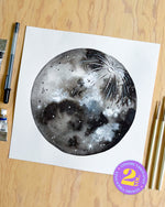 Cargar imagen en el visor de la galería, 🎨 Planetas con Acuarela✨ Cosmic Vibes Only Nivel 2 (intermedios) con @ charlespaper · INICIA 20 y 22 de MAYO
