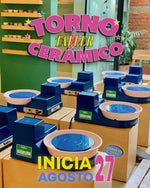 Load image into Gallery viewer, Taller de Torno Cerámico · iniciamos jueves 27 de AGOSTO
