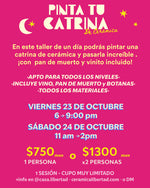 Load image into Gallery viewer, Workshorts: Pinta tu Catrina - Viernes 23 o Sábado 24 de Octubre
