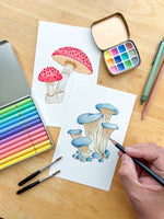Cargar imagen en el visor de la galería, 🎨 Taller de Acuarela Botánica 🍄 Hongosto 🍄 Todos los niveles x Charlespaper · INICIA Agosto 3 o 4
