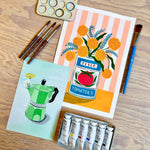 Cargar imagen en el visor de la galería, 🌈 Oh My Gouache! 🪴🌷Taller de Gouache: Bodegón moderno · principiantes con Charlespaper · Iniciamos 17, 21 y 22 de Septiembre

