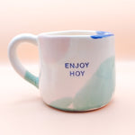 Load image into Gallery viewer, Taza con Asa - ENJOY HOY - Muy Feliz!
