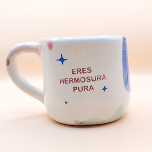 Taza con Asa - ERES HERMOSURA PURA - Pecas Nocturnas