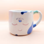 Load image into Gallery viewer, Taza con Asa - HERE NOW HAPPY - 3rd eye
