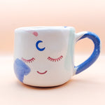 Load image into Gallery viewer, Taza con Asa - GRATEFUL -  Moon and Stras
