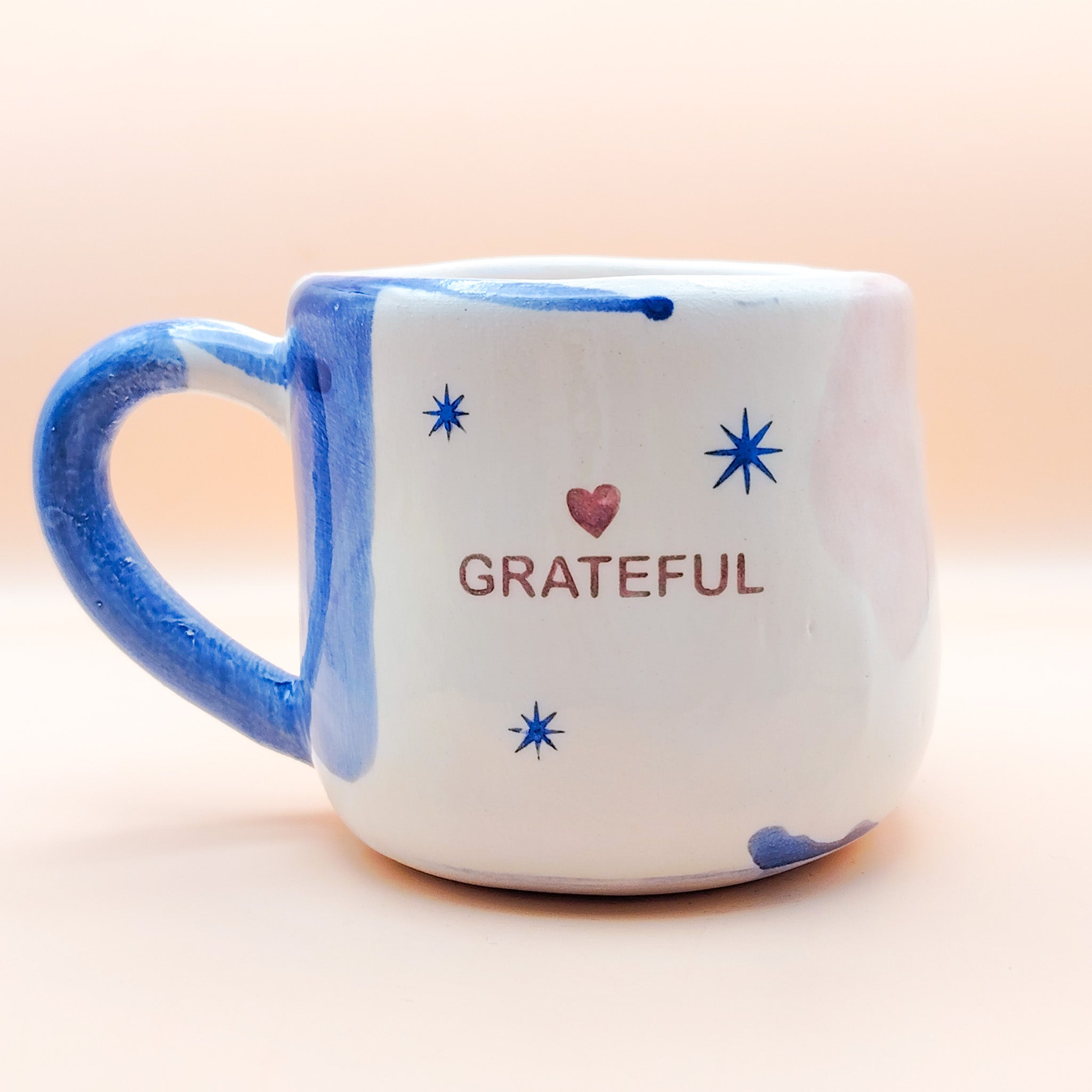 Taza con Asa - GRATEFUL -  Moon and Stras