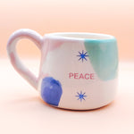 Load image into Gallery viewer, Taza con Asa - PEACE - Colorfull
