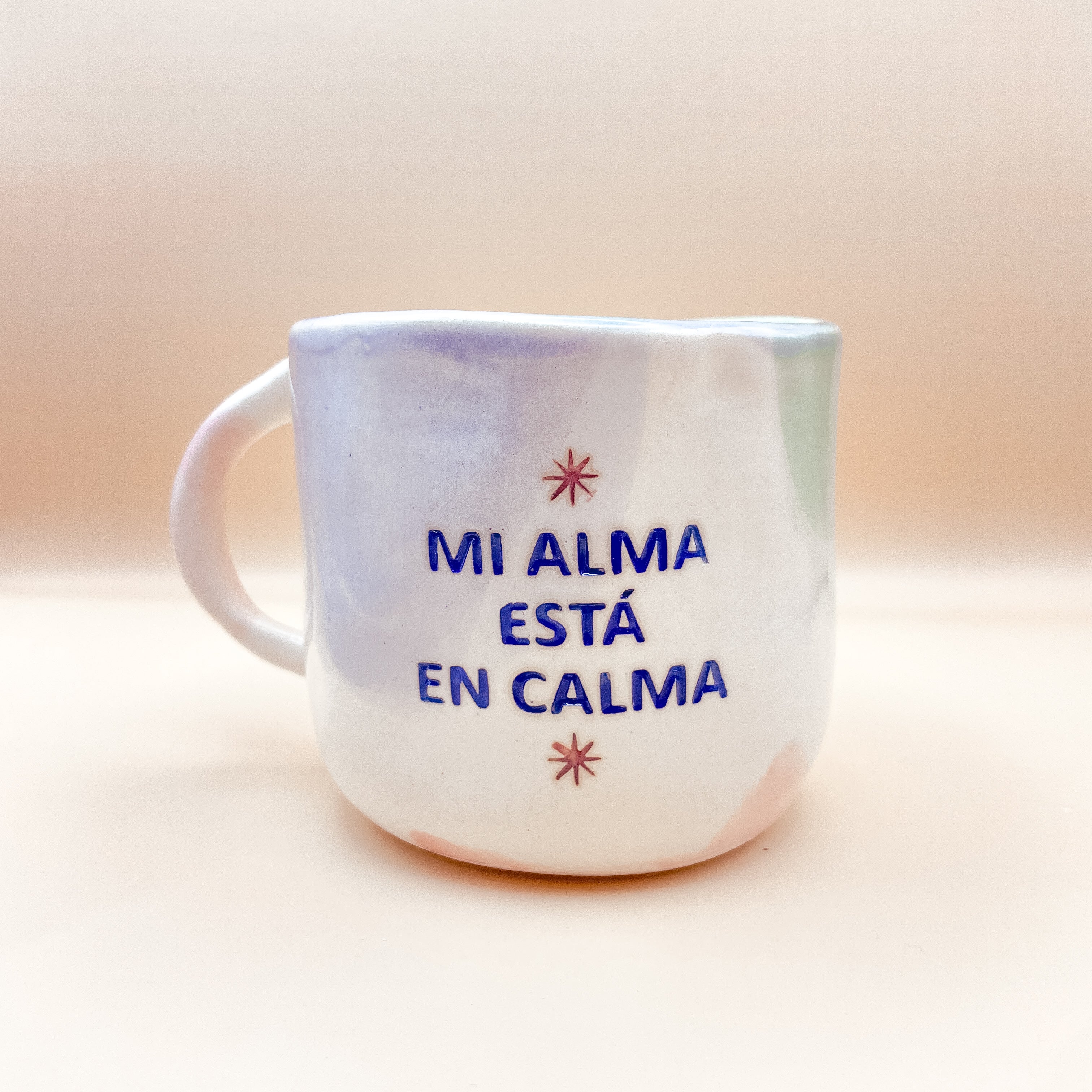 Taza con Asa - MI ALMA ESTA EN CALMA - Ojos de luna