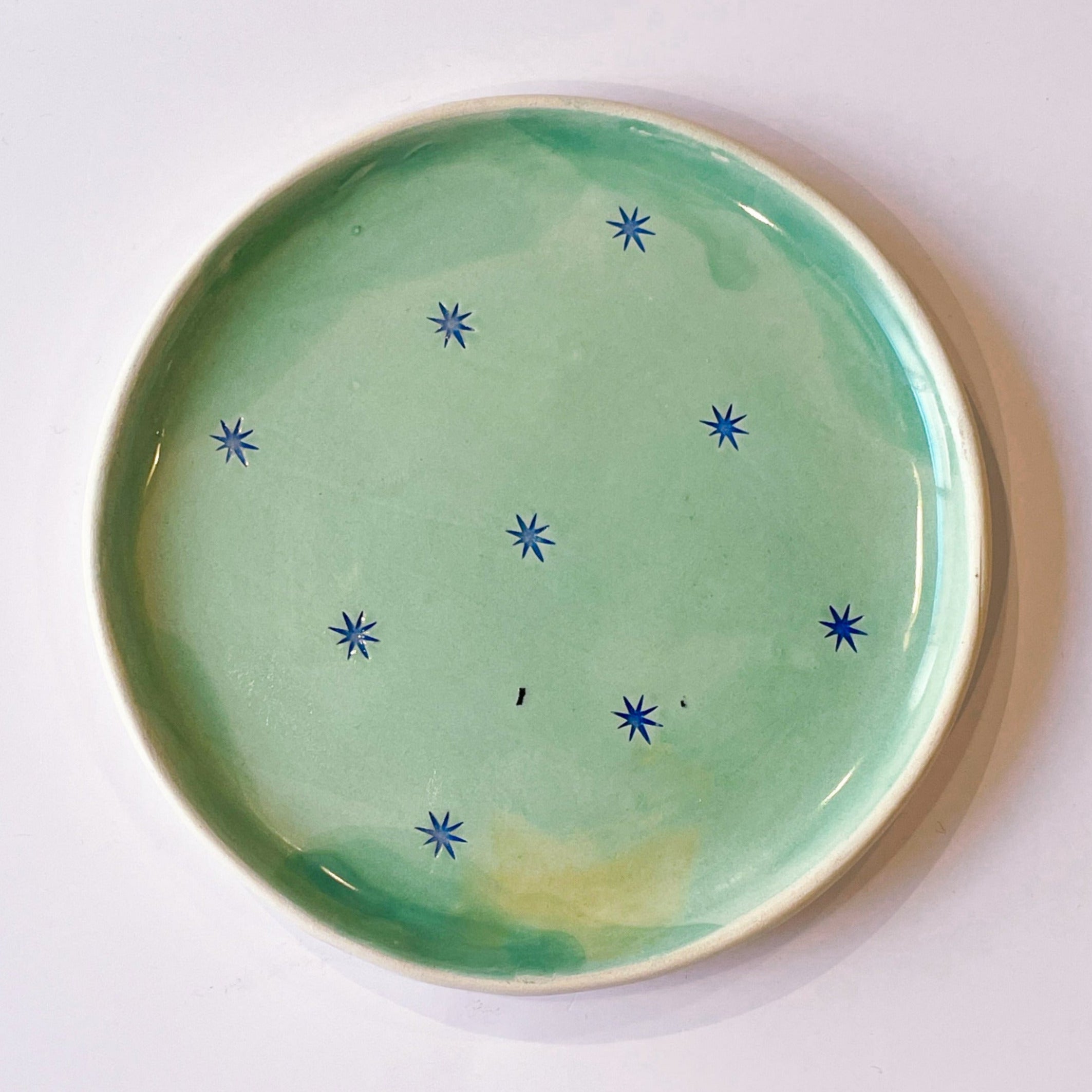 Plato Chico - Estrellas azules