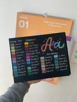 Load image into Gallery viewer, ✏️ Lettering for Dummies 🌈 Letras con Acuarela - Todos los Niveles x @ charlespaper Inicia 4 y 6 de Mayo de 2026
