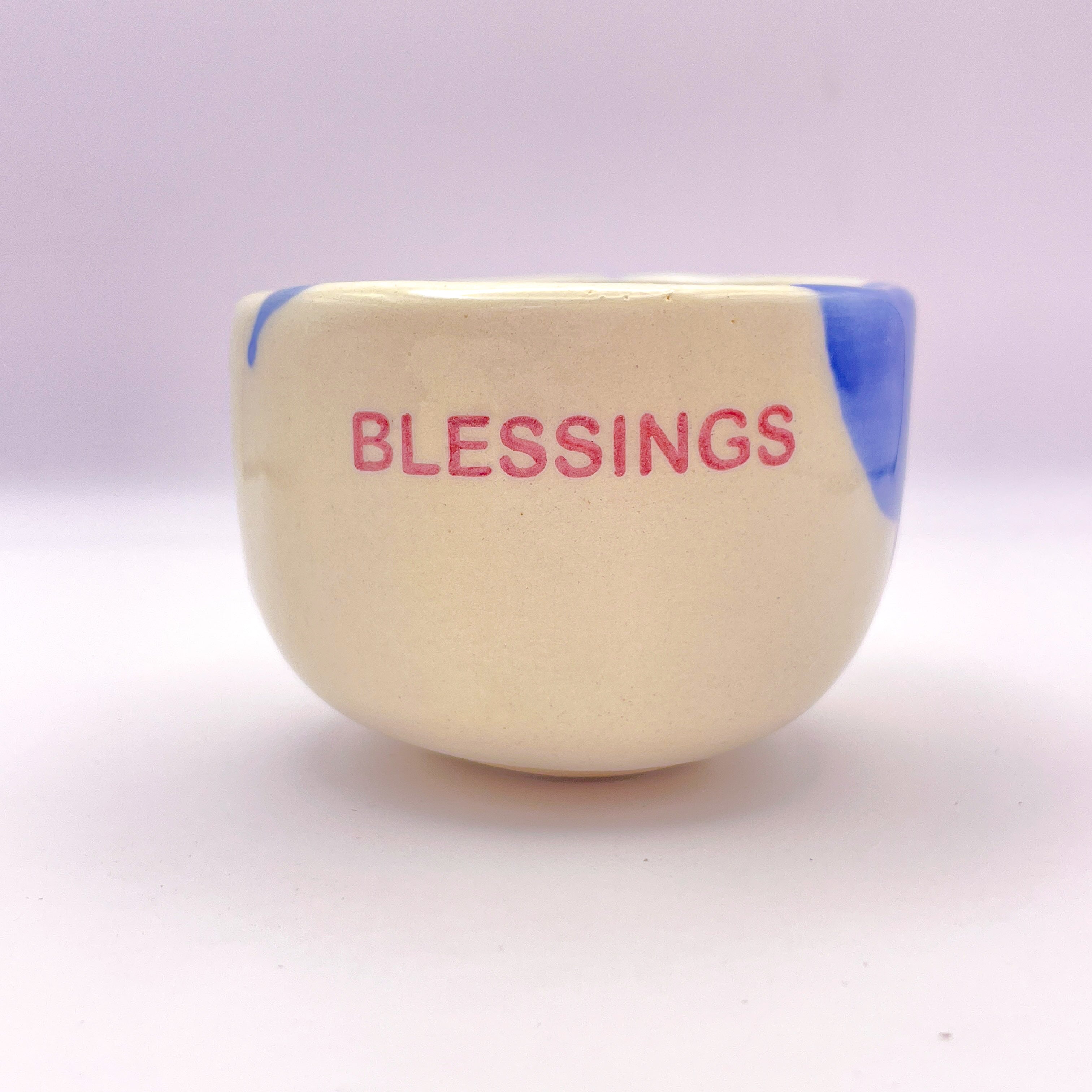 Tacito Cuenco - BLESSINGS - Blue and Red