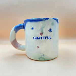 Taza con Asa - GRATEFUL - Ojitos de luna