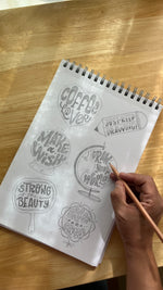 Load image into Gallery viewer, ✏️ Lettering for Dummies 🌈 Letras con Acuarela - Todos los Niveles x @ charlespaper Inicia 4 y 6 de Mayo de 2026
