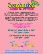 Load image into Gallery viewer, Workshorts: Cerámica Libre &amp; Drinks · Un Sólo Día - 19, 21, 26 o 28 de JUNIO
