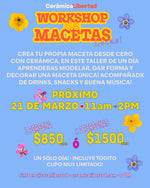 Load image into Gallery viewer, Workshorts: Crea Tu Maceta Loca &amp; Drinks · Un Sólo Día - 21 de Marzo
