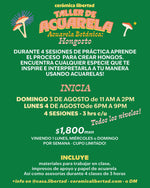 Cargar imagen en el visor de la galería, 🎨 Taller de Acuarela Botánica 🍄 Hongosto 🍄 Todos los niveles x Charlespaper · INICIA Agosto 3 o 4
