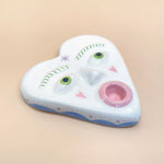 Cargar imagen en el visor de la galería, Palosanto Holder Corazón Estrella Y Chapitas Amor
