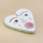Cargar imagen en el visor de la galería, Palosanto Holder Corazón Luna Menguante y Estrellas
