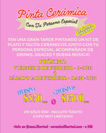 Cargar imagen en el visor de la galería, Pinta Cerámica Con Tu Persona Especial · Viernes 13 y Sábado 14 de Febrero
