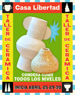 Load image into Gallery viewer, Taller de Cerámica Iniciamos 25, 28 o 30 de ABRIL 2026
