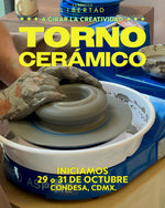 Cargar imagen en el visor de la galería, Taller de Torno Cerámico · iniciamos 29 o 31 de Octubre
