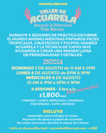 Cargar imagen en el visor de la galería, 🎨 Taller de Acuarela 🐠 VIDA MARINA 🪸 Acuarela y naturaleza  🪸 Nivel Intermedios x Charlespaper · INICIA Agosto 3, 4 o 6
