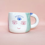 Load image into Gallery viewer, Taza con asa - HOY VOY A TENER UN GRAN DÍA- tercer ojo y corazón
