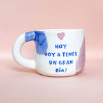 Load image into Gallery viewer, Taza con asa - HOY VOY A TENER UN GRAN DÍA- tercer ojo y corazón
