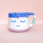 Cargar imagen en el visor de la galería, Taza con asa - IT'S OK!- mente en azul

