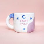 Load image into Gallery viewer, Taza con asa - BRAVE SPIRIT- tercer corazón
