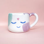 Load image into Gallery viewer, Taza con asa - SI LO CREES LO CREAS- asa rosa
