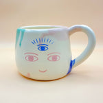 Cargar imagen en el visor de la galería, Taza con asa - IT'S OK!- Asa azúl
