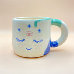 Cargar imagen en el visor de la galería, Taza con asa - SOY LUZ- Asa verde y azul
