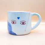 Cargar imagen en el visor de la galería, Taza con asa - JUST TRUST- corazón, luna, estrella
